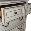 PLEASANT HOME COLLECTION-MAGNOLIA MANOR 5 DRAWER CHEST WHITE