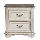 PLEASANT HOME COLLECTION-MAGNOLIA MANOR 2 DRAWER NIGHTSTAND WHITE