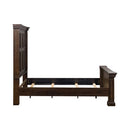 PLEASANT HOME COLLECTION-BIG VALLEY PANEL BED BROWN