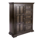 PLEASANT HOME COLLECTION-BIG VALLEY DOOR CHEST BROWN