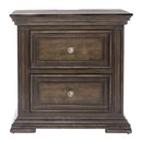 PLEASANT HOME COLLECTION-BIG VALLEY 2 DRAWER NIGHTSTAND BROWN