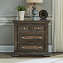 PLEASANT HOME COLLECTION BIG VALLEY 3 DRAWER NIGHTSTAND BROWN W/ CHARGING STATION (Copy)