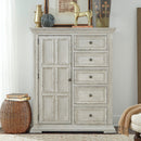 PLEASANT HOME COLLECTION-BIG VALLEY DOOR CHEST WHITE