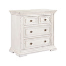 PLEASANT HOME COLLECTION BIG VALLEY 3 DRAWER NIGHTSTAND WHITE W/ CHARGING STATION