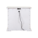 PLEASANT HOME COLLECTION BIG VALLEY 3 DRAWER NIGHTSTAND WHITE W/ CHARGING STATION