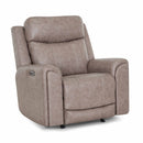PLEASANT HOME COLLECTION ARGENT FABRIC POWER RECLINER WITH AIR MASSAGE 4730 3429-22