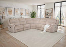 659 3429-10 DAVENPORT SECTIONAL ROLLINS CAMEL WITH CONSOLE