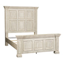 PLEASANT HOME COLLECTION-BIG VALLEY PANEL BED WHITE