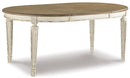 D743 Realyn Oval Dining Room Collection