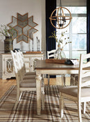 D743 Realyn Oval Dining Room Collection