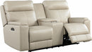 LUXE COLLECTION BRYANT LEATHER POWER LOVESEAT 1001