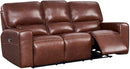 LUXE COLLECTION BROADWAY LEATHER POWER SOFA EH9049