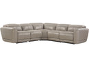 your LUXE COLLECTION RIDGEWAY LEATHER SECTIONAL GREY SHARK SKIN