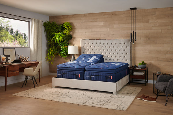 Stearns and Foster Lux Estate Medium Euro Pillowtop