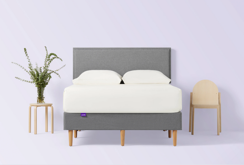 Purple Upholstered Platform