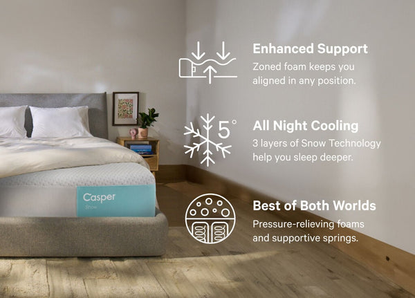 Casper Snow Mattress-30% OFF!! BLACK FRIDAY SALE-GOING ON NOW!