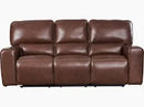 LUXE COLLECTION BROADWAY LEATHER POWER SOFA EH9049