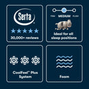 SERTA I SERIES NXG 3500 ALL FOAM MEDIUM 13.5"