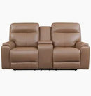 LUXE COLLECTION BRYANT LEATHER POWER LOVESEAT 3001