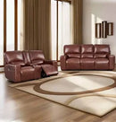 LUXE COLLECTION BROADWAY LEATHER POWER LOVESEAT EH9049