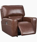 LUXE COLLECTION BROADWAY POWER LEATHER RECLINER EH9049