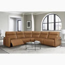 LUXE COLLECTION ADELL LEATHER POWER SECTIONAL 4273